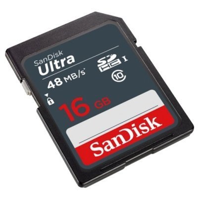    Sandisk 16Gb SDHC Class 10 SDSDUNB-016G-GN3IN - #1