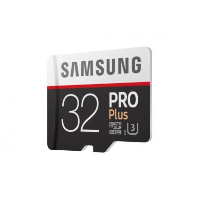   Samsung MicroSDHC 32GB PRO Plus v2 UHS-I U3 + SD Adapter (MB-MD32GA/RU) - #1