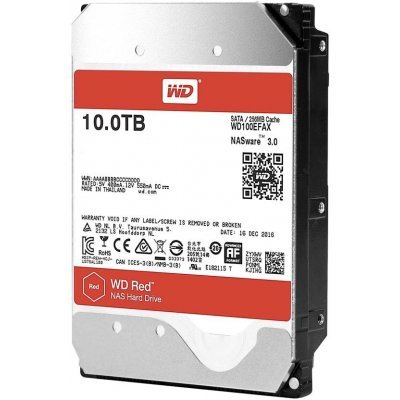     Western Digital 10000Gb HDD SATA-III Red for NAS WD100EFAX, IntelliPower, - #1