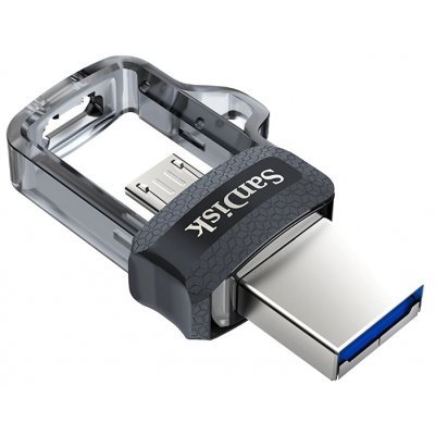  USB  Sandisk 16GB Ultra Android Dual Drive OTG, m3.0/USB 3.0, Black - #1