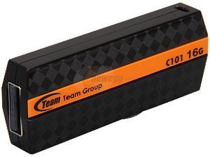  USB  16Gb TEAM C101 Drive, Orange (765441000162) - #1