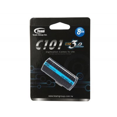  USB  08Gb TEAM C101 Drive USB 3.0, Blue (765441001794) - #1