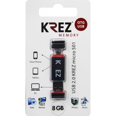  USB    8Gb KREZ micro 501  -otg - (3000258643117) - #1