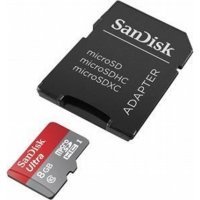   Sandisk 8Gb MicroSDHC Class 10 Ultra + SD Adapter