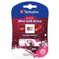 USB  Verbatim 8Gb Store n Go Mini Graffiti 