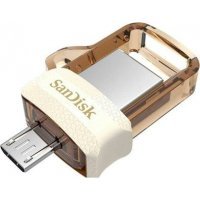 USB  Sandisk 32GB Ultra Android Dual Drive OTG, m3.0/USB 3.0, White-Gold