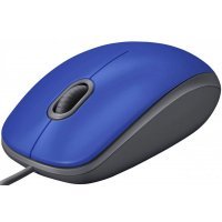  Logitech Mouse M110 SILENT Blue USB (910-005488)
