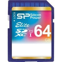   Silicon Power 64GB Elite SDXC Class 10 UHS-I (SP064GBSDXAU1V10)