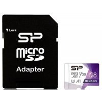   Silicon Power 128GB microSDXC Superior Pro A1 Class 10 UHS-I U3 Colorful 100/80 Mb/s (SD )