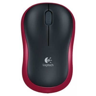   Logitech wireless mouse M185 Red WER 