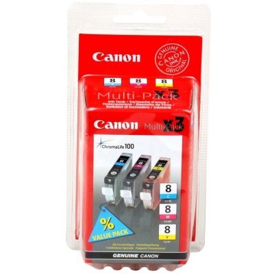   Canon CLI-8 C/M/Y Multipack (0621B029)