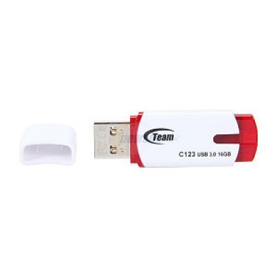  USB   16Gb TEAM C123 Drive USB 3.0, White (765441006126)
