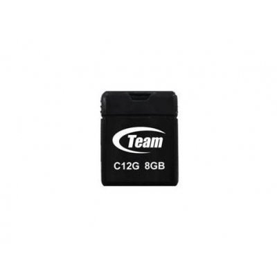  USB    8Gb TEAM C12G Drive, Black (765441008304)