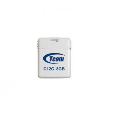  USB    8Gb TEAM C12G Drive, White (765441008267)