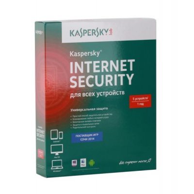   Kaspersky Internet Security Multi-Device Russian Edition. 5-Device 1 year Base Box