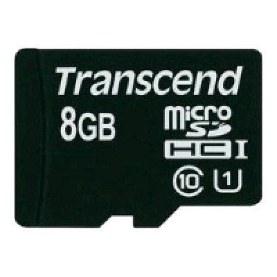    Transcend 8GB microSDHC Class 10 UHS-I 300x no Adapter (TS8GUSDCU1)