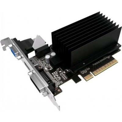    Palit GeForce GT 730 902Mhz PCI-E 2.0 2048Mb 1804Mhz 64 bit DVI HDMI HDCP Silent
