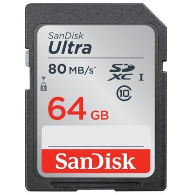    Sandisk 64Gb SDXC Class 10 SDSDUNC-064G-GN6IN 64Gb