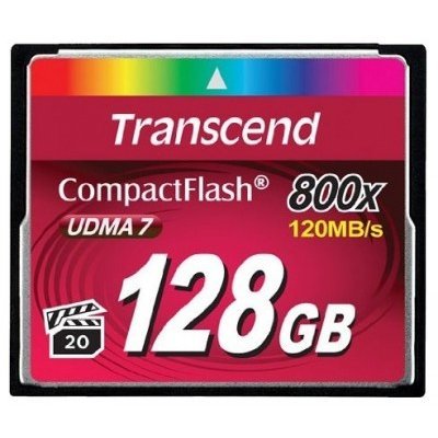    Transcend 128 Gb Compact Flash TS128GCF800