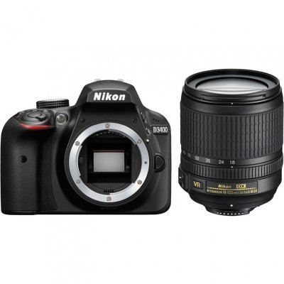    Nikon D3400  24.2Mpix 18-105mm VR