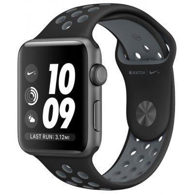    Apple Watch Series 2 42mm with Nike Sport Band Black/Volt EU