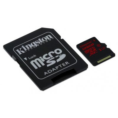    Kingston 128Gb microSDXC Class10 SDCA3/128GB + adapter