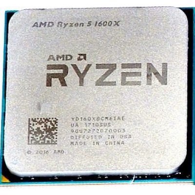  AMD Ryzen 5 1600 AM4 (YD160XBCM6IAE) (3.6GHz) OEM