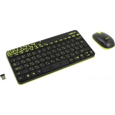   + Logitech Wireless Desktop MK240 (Keybord&mouse), USB, Black, (920-008213)