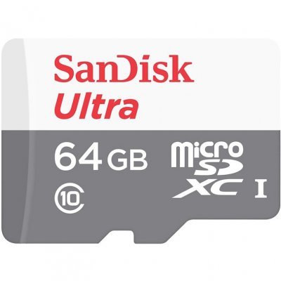   Sandisk 64GB microSDXC Class 10 Ultra 80MB/s