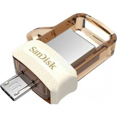  USB  Sandisk 32GB Ultra Android Dual Drive OTG, m3.0/USB 3.0, White-Gold