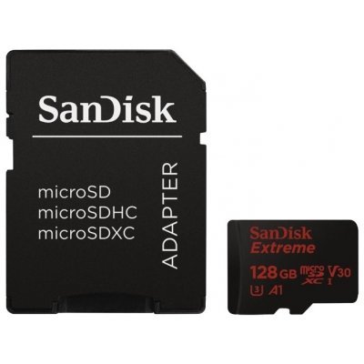    Sandisk microSD 128GB Class 10 UHS-I A1 (SDSQXAF-128G-GN6MA)