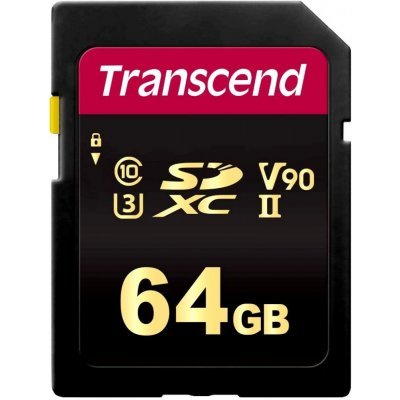    Transcend 64GB SDXC Class 10 UHS-II U3, TS64GSDC700S