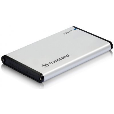      Transcend USB3.0 StoreJet 2.5" S Series GraySilver (Aluminum case for 2.5" HDD or SSD)