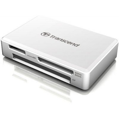   Transcend USB3.1 All-in-1 Multi Card Reader TS-RDF8W2 White