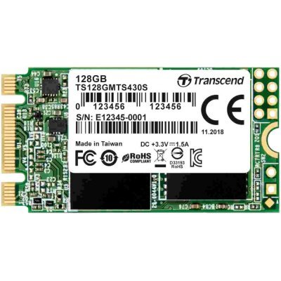   SSD Transcend 128GB MTS430, M.2 2242, SATA, TS128GMTS430S