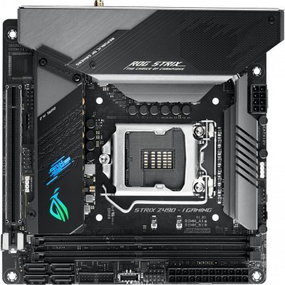     ASUS ROG STRIX Z490-I GAMING Soc-1200 Intel Z490 2xDDR4 mini-ITX AC`97 8ch(7.1) 2.5Gg RAID+HDMI+DP