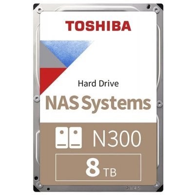     Toshiba SATA-III 8Tb HDWG180UZSVA NAS N300 (7200rpm) 256Mb 3.5" Bulk