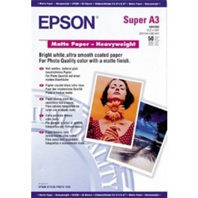    EPSON (C13S041261 ) Matte Paper-Heavyweight  A3, 167 /2, 50 