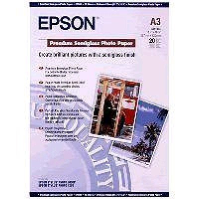  (C13S041334) EPSON Premium Semiglossy Photo Paper , A3, 20 
