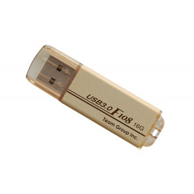  USB  08Gb TEAM F108 Drive USB 3.0, Gold (765441001763)