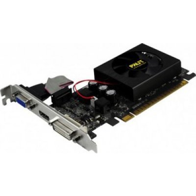 Видеокарта 2048Mb Palit GT610 DDR3 (NEAT6100HD46-119XF) bulk (NEAT6100HD46-119XF bulk) Видеокарта 2048Mb Palit GT610 DDR3 (NEAT6100HD46-119XF) bulk (NEAT6100HD46-119XF bulk)Видеокарты ПК Palit<br>Видеокарта Palit PCI-E NV GT610 2048Mb 64bit (TC) DDR3 HDMI+DVI+CRT bulk<br>