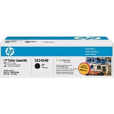 Двойная упаковка картриджа HP (CB540AD) для LJ CP1215/1515 черный (CB540AD) Двойная упаковка картриджа HP (CB540AD) для LJ CP1215/1515 черный (CB540AD)Тонер-картриджи для лазерных аппаратов HP<br>Картридж HP двойной для CLJ CP1215/1515, Black<br>