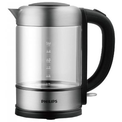 Электрический чайник Philips HD9342 (HD9342) Электрический чайник Philips HD9342 (HD9342)Электрические чайники Philips<br>чайник, объем 1.5 л, мощность 2200 Вт, закрытая спираль, установка на подставку в любом положении, корпус из стали и стекла, индикация включения<br>