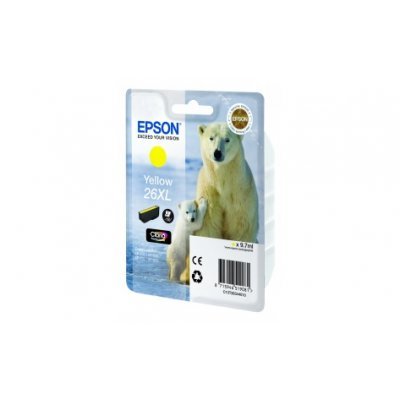 Картридж (C13T26344010) EPSON для XP600/7/8_XL желтый (C13T26344010) Картридж (C13T26344010) EPSON для XP600/7/8_XL желтый (C13T26344010)Картриджи для струйных аппаратов Epson<br>подходит к XP600/7/8_XL<br>