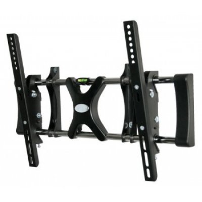 Кронштейн Tuarex Olimp-8004 black (Olimp-8004 black) Кронштейн Tuarex Olimp-8004 black (Olimp-8004 black)Кронштейн для ТВ и панелей Tuarex<br>жк и плазма тв 26-46, настенный, 1 ст. свободы, наклон -5°+15°, от стены 80 мм, VESA 500*400, max 50 кг<br>