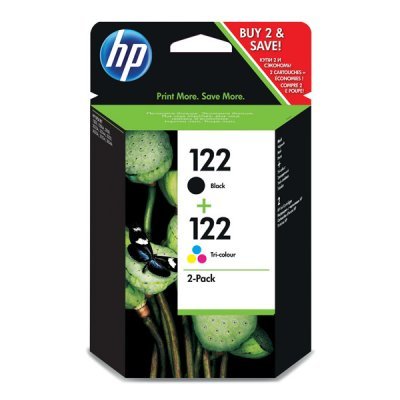 Комбинированная упаковка картриджа HP122 Black/Tri-color (CR340HE) (CR340HE) Комбинированная упаковка картриджа HP122 Black/Tri-color (CR340HE) (CR340HE)Картриджи для струйных аппаратов HP<br>чернильн (черн/голуб/пурпурн/желт)<br>