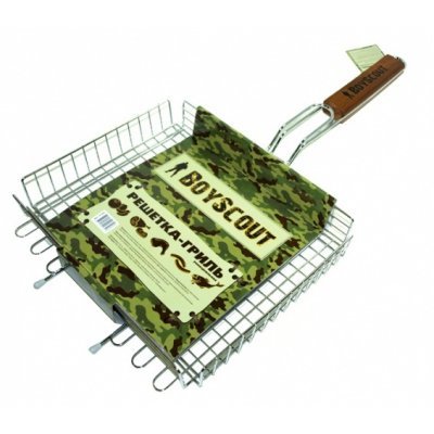 Решетка-гриль Boyscout 61302 (BS61302) Решетка-гриль Boyscout 61302 (BS61302)Решетки-гриль Boyscout<br>универсальная 300*240*40мм<br>