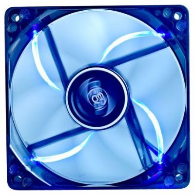 Система охлаждения для корпуса Deepcool Wind Blade 120 (WINDBLADE120) Система охлаждения для корпуса Deepcool Wind Blade 120 (WINDBLADE120)Системы охлаждения корпуса ПК DeepCool<br>120x120x25 3pin 27dB 1300rpm 119g голубой LED<br>