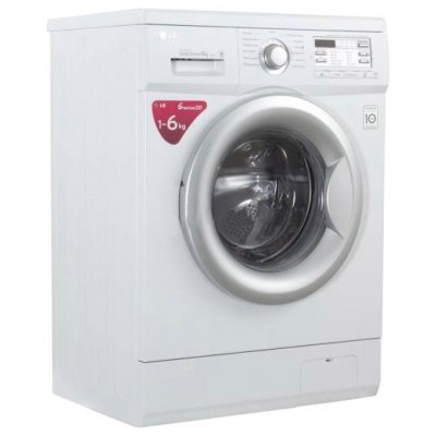 Стиральная машина LG F12B8ND1 (F12B8ND1) Стиральная машина LG F12B8ND1 (F12B8ND1)Стиральные машины LG<br>фронтальная загрузка (до 6 кг), отдельно стоящая, электронное управление, класс стирки A, 1200 oб/мин, отложенный старт, защита от протечек воды<br>