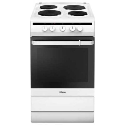 Электрическая плита Hansa FCEB53000 (FCEB53000) Электрическая плита Hansa FCEB53000 (FCEB53000)Электрические плиты Hansa<br>электрическая варочная поверхность (эмаль), духовка электрическая, размеры (ШхГхВ): 50x60x85 см, цвет: белый<br>
